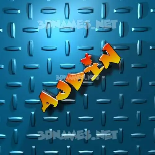 ajdin in Grid Style style - 3D name wallpaper