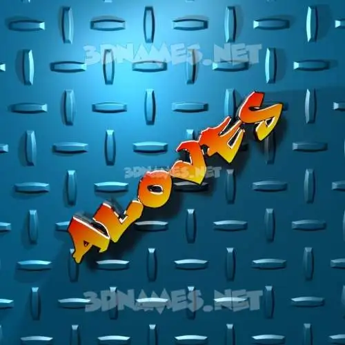 aloves in Grid Style style - 3D name wallpaper