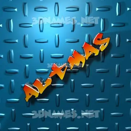 altmas in Grid Style style - 3D name wallpaper