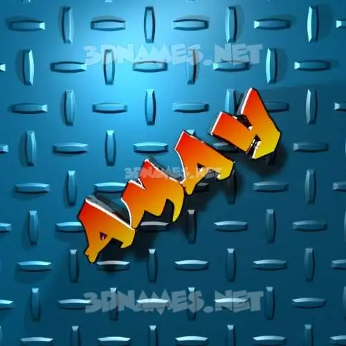 amay in Grid Style style - 3D name wallpaper