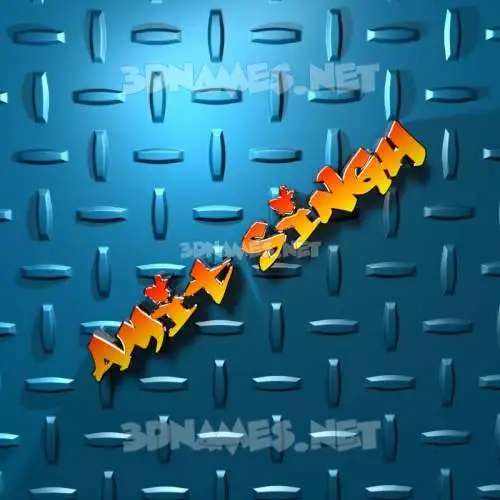 amit singh in Grid Style style - 3D name wallpaper
