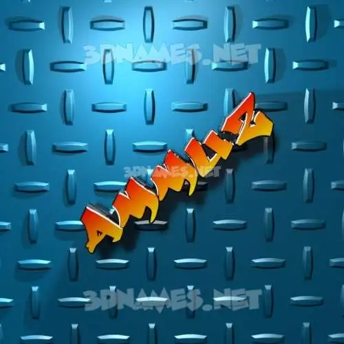 ammuz in Grid Style style - 3D name wallpaper