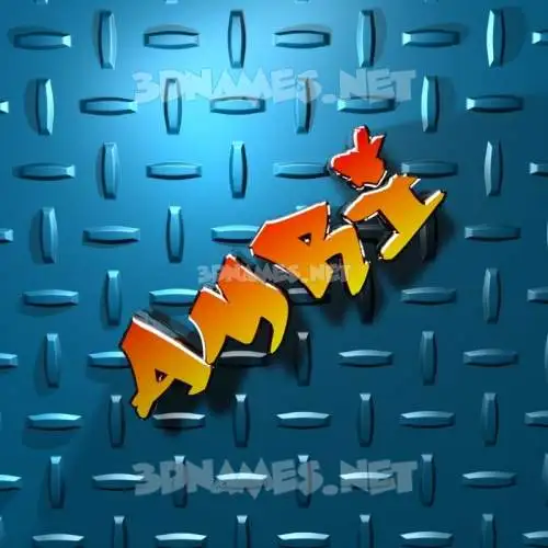 amri in Grid Style style - 3D name wallpaper