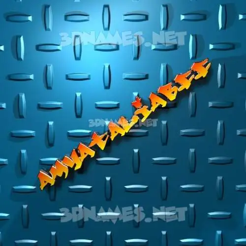 amyataliabff in Grid Style style - 3D name wallpaper