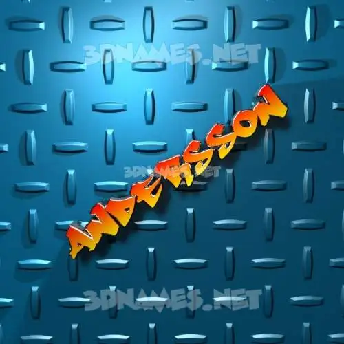 andersson in Grid Style style - 3D name wallpaper