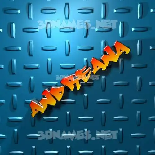 andreana in Grid Style style - 3D name wallpaper