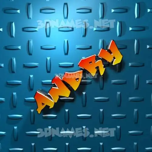 andry in Grid Style style - 3D name wallpaper