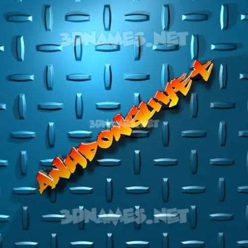 anhdonguyet in Grid Style style - 3D name wallpaper
