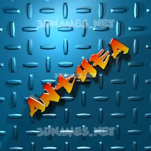 anthea in Grid Style style - 3D name wallpaper