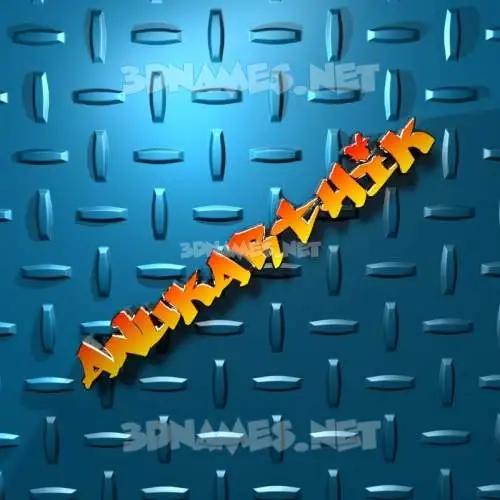 anukarthik in Grid Style style - 3D name wallpaper