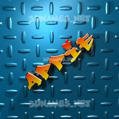 appie in Grid Style style - 3D name wallpaper