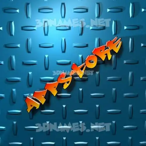 appstore in Grid Style style - 3D name wallpaper