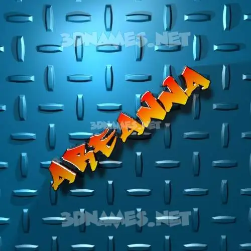 areanna in Grid Style style - 3D name wallpaper