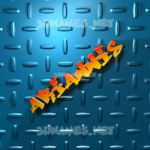 ariannis in Grid Style style - 3D name wallpaper