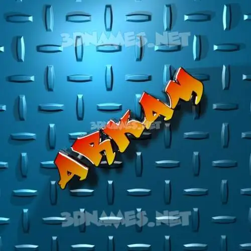 arkam in Grid Style style - 3D name wallpaper