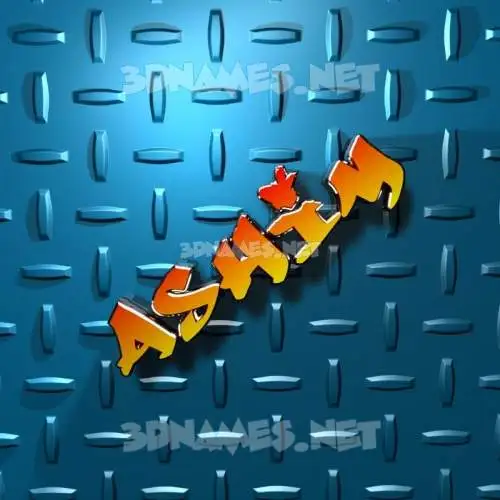 ashim in Grid Style style - 3D name wallpaper