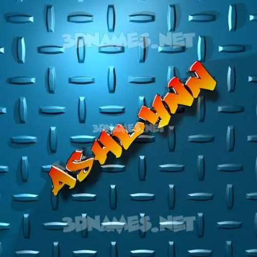 ashlynn in Grid Style style - 3D name wallpaper