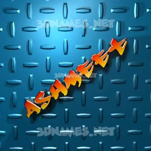 ashmeet in Grid Style style - 3D name wallpaper