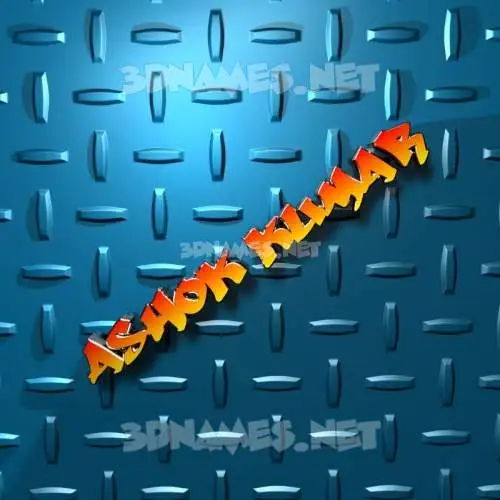 ashok kumar in Grid Style style - 3D name wallpaper