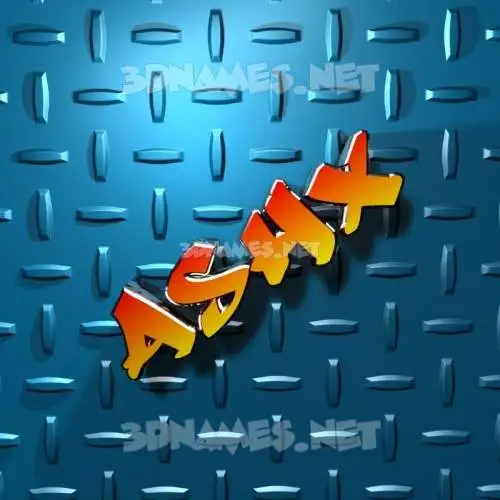ashx in Grid Style style - 3D name wallpaper