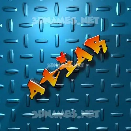 atiar in Grid Style style - 3D name wallpaper