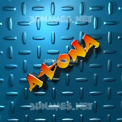 atona in Grid Style style - 3D name wallpaper