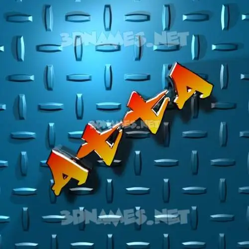 atta in Grid Style style - 3D name wallpaper