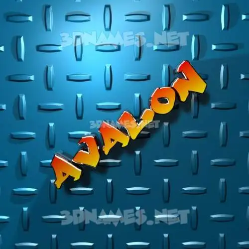 avalon in Grid Style style - 3D name wallpaper