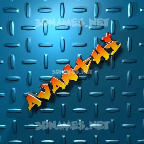 avanthi in Grid Style style - 3D name wallpaper