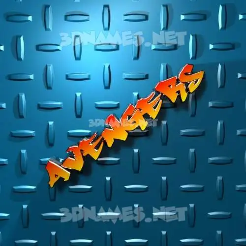 avengers in Grid Style style - 3D name wallpaper