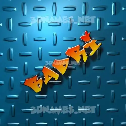 badri in Grid Style style - 3D name wallpaper