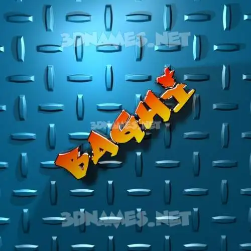 baghi in Grid Style style - 3D name wallpaper baghi in Grid Style style - 3D name wallpaper