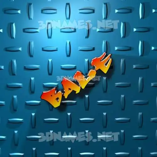 bale in Grid Style style - 3D name wallpaper bale in Grid Style style - 3D name wallpaper