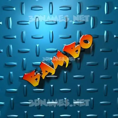 bambo in Grid Style style - 3D name wallpaper bambo in Grid Style style - 3D name wallpaper