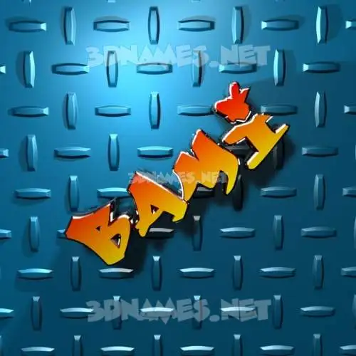 bami in Grid Style style - 3D name wallpaper bami in Grid Style style - 3D name wallpaper