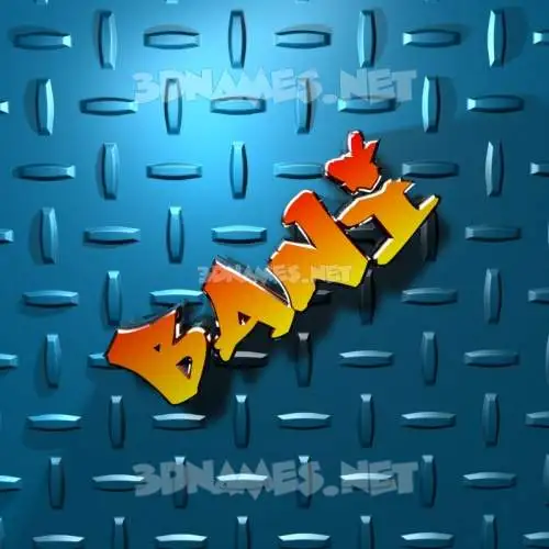 bani in Grid Style style - 3D name wallpaper bani in Grid Style style - 3D name wallpaper
