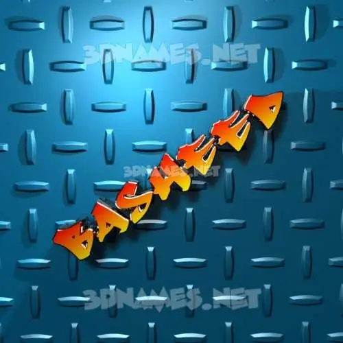 basheed in Grid Style style - 3D name wallpaper