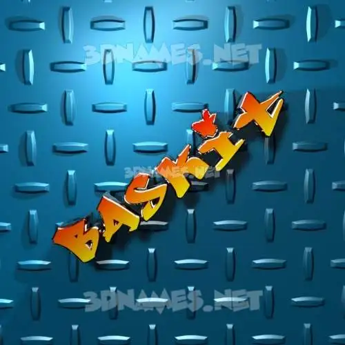 baskit in Grid Style style - 3D name wallpaper baskit in Grid Style style - 3D name wallpaper