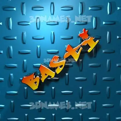 basti in Grid Style style - 3D name wallpaper basti in Grid Style style - 3D name wallpaper