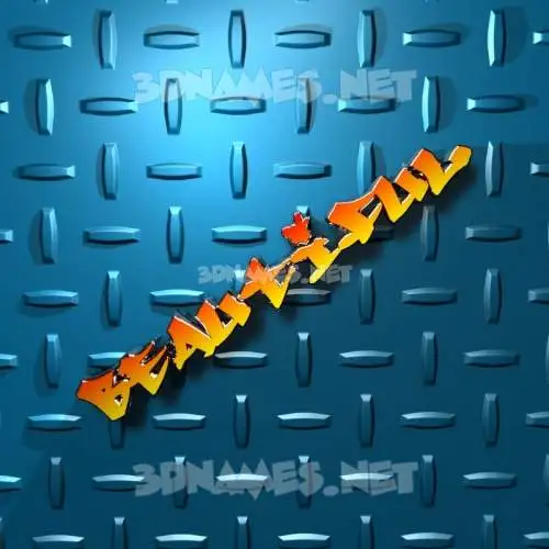 beautiful in Grid Style style - 3D name wallpaper