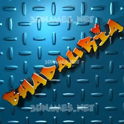 bhadauria in Grid Style style - 3D name wallpaper