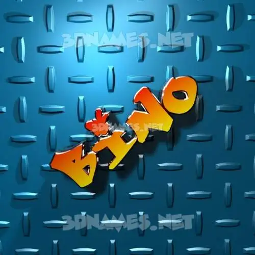 bino in Grid Style style - 3D name wallpaper bino in Grid Style style - 3D name wallpaper