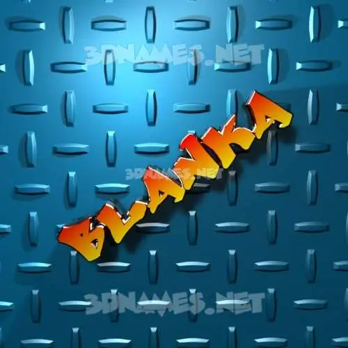 blanka in Grid Style style - 3D name wallpaper blanka in Grid Style style - 3D name wallpaper