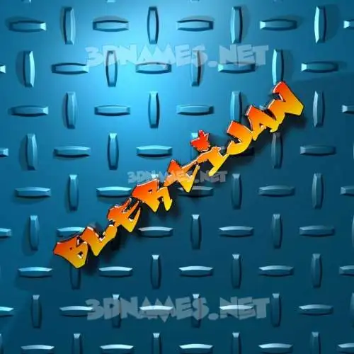 blertijan in Grid Style style - 3D name wallpaper