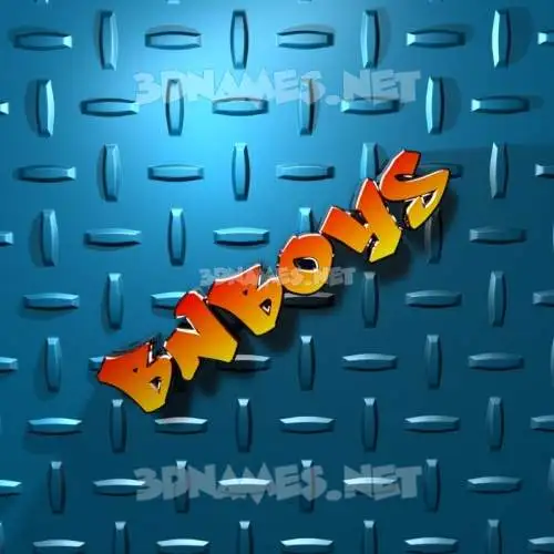 bnboys in Grid Style style - 3D name wallpaper