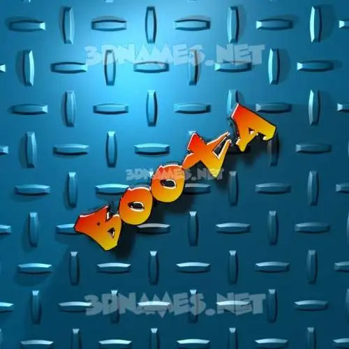 boota in Grid Style style - 3D name wallpaper