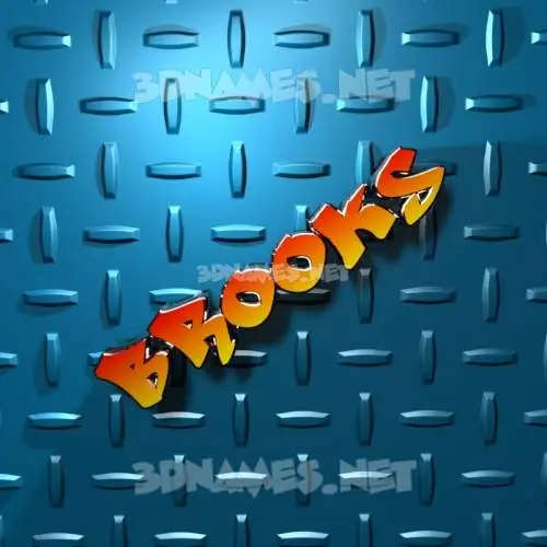 brooks in Grid Style style - 3D name wallpaper brooks in Grid Style style - 3D name wallpaper