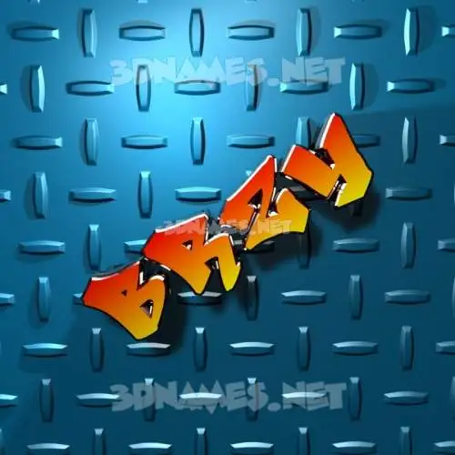 brzy in Grid Style style - 3D name wallpaper brzy in Grid Style style - 3D name wallpaper