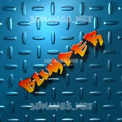 bumper in Grid Style style - 3D name wallpaper bumper in Grid Style style - 3D name wallpaper