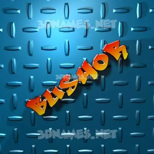 bushor in Grid Style style - 3D name wallpaper bushor in Grid Style style - 3D name wallpaper